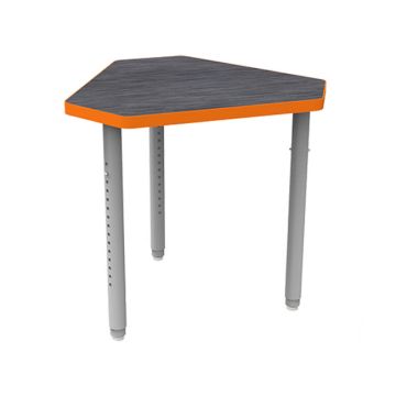 ELO Mini Diamond Student Desk w/ Push-Pin Adjustable Round Legs (27" x 30.5")