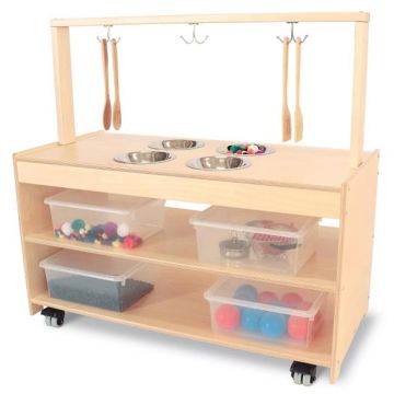 Mobile Sensory Play Kitchen