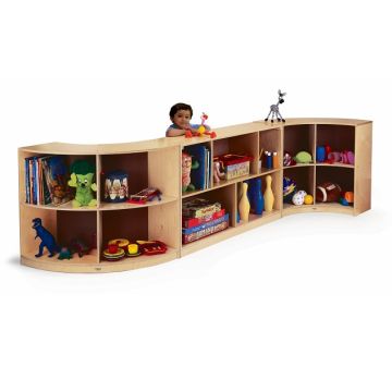 Curved Storage Cabinet