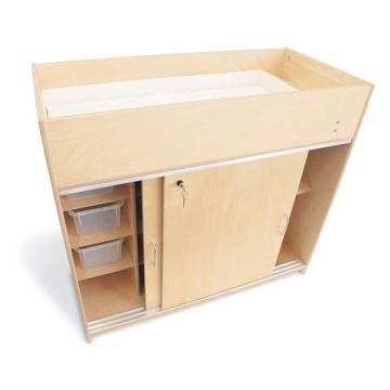 EZ Clean Birch Changing Table