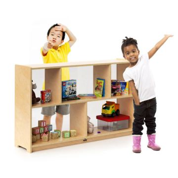 Storage Cabinet with Acrylic Back