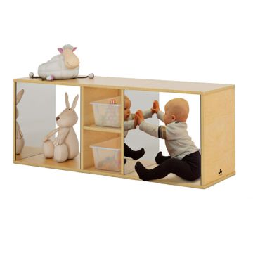 Toddler Discovery Crawl Through Cabinet