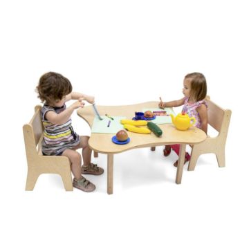 Toddler Flower Table and Two Chair Set
