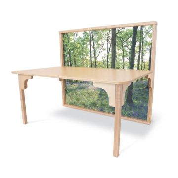 Nature View Serenity Table w/ Privacy Screen