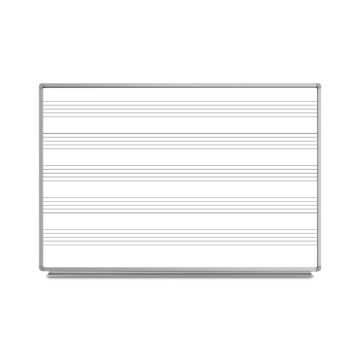 Magnetic Wall-Mounted Whiteboard for Music (72'' x 48'')