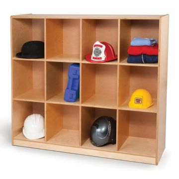 12 Cubby Backpack Storage Unit
