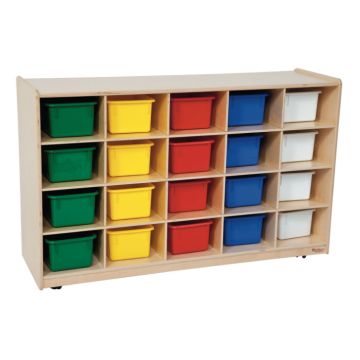 Tip-Me-Not Tray Storage