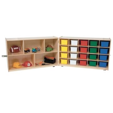 Half & Half Tray Folding Storage
