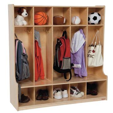 Five Section Seat Locker