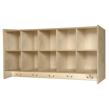 10 Cubby Wall Locker
