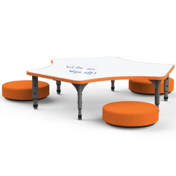 Dry Erase Floor Tables & Sonik Rocker Package Sets