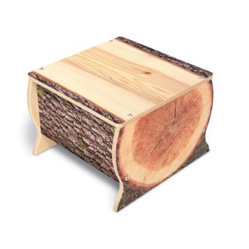 Nature-inspired indoor preschool bench by Whitney Brothers