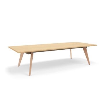 Connection Zone Wood Leg Conference Tables