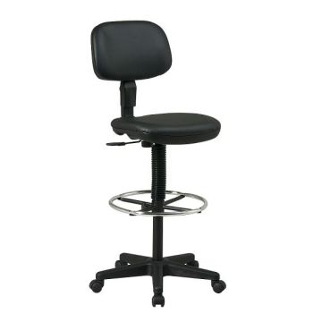 Vinyl Drafting Stool w/ Footring