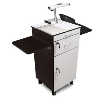 Lockable Multi-Media Work Center